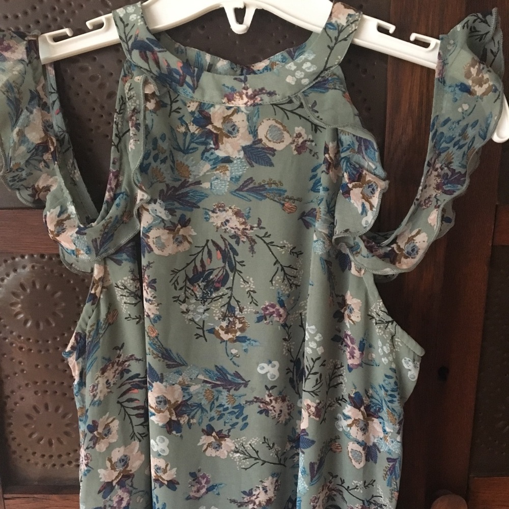 Cold shoulder dress